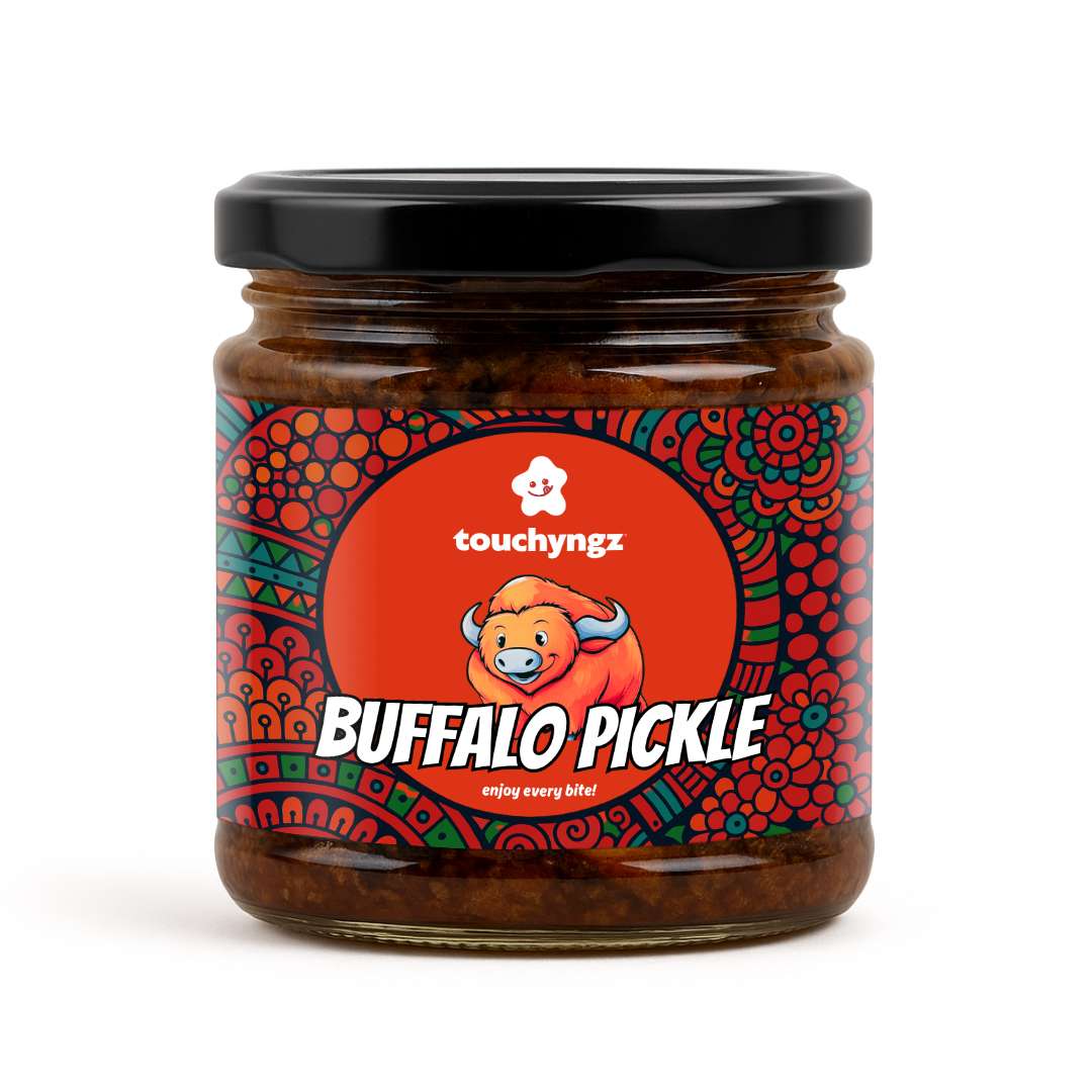 Touchyngz Buffalo Pickle 200 g jar — included in the Non-Veg Gift Box, web exclusive
